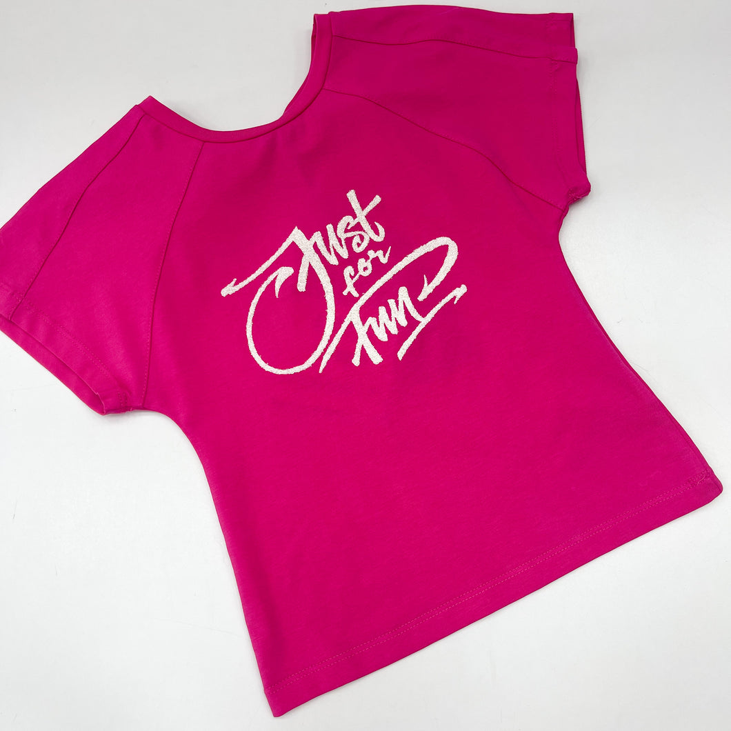 Fun & Fun Pink Motif T Shirt FNJTS17041