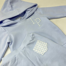 Load image into Gallery viewer, Tutto Piccolo Boys Pale Blue Hoody Set 6112W23B01
