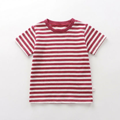 Short Sleeve Striped T Shirt