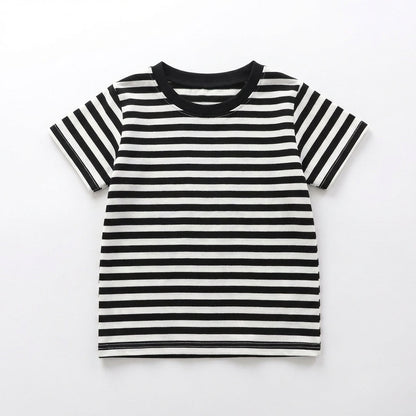 Short Sleeve Striped T Shirt