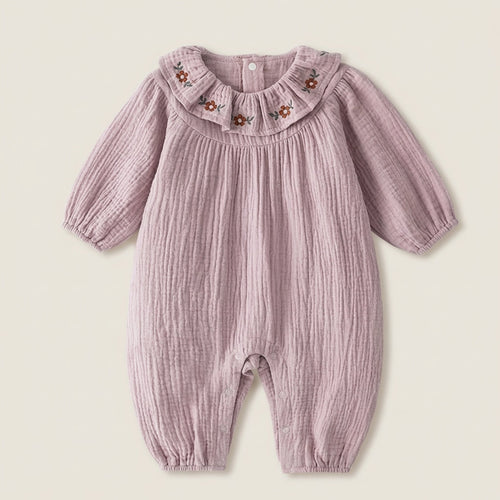 Baby Floral Collar Romper