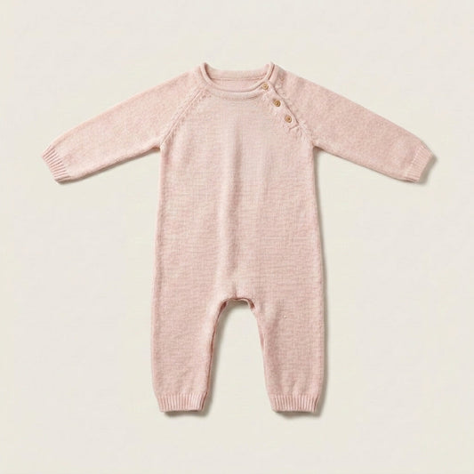 Long Sleeve Baby Knit Jumpsuit