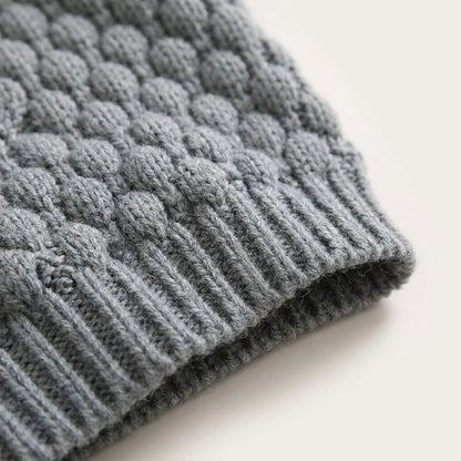 Bear Hood Knit Cardigan