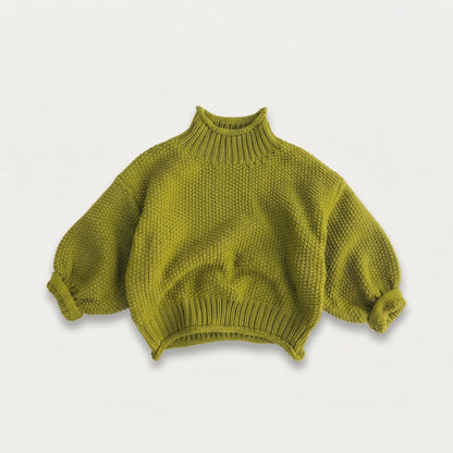 Toddler Cotton Turtleneck Sweater