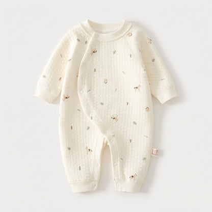 Bear Pocket Cotton Romper