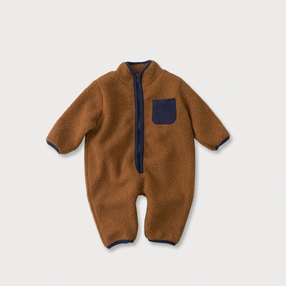 Fleece Zip Romper