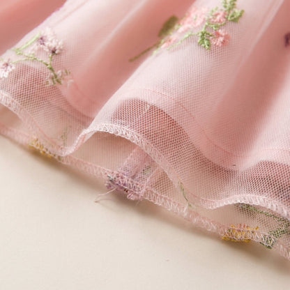 Butterfly Back Tulle Dress