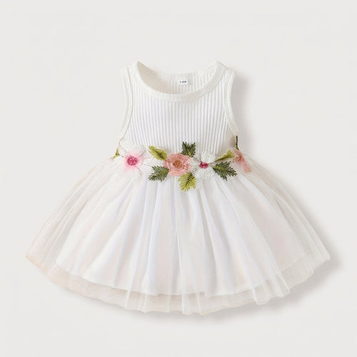 Flower Waist Summer Dress