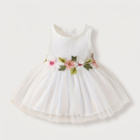 Flower Waist Summer Dress