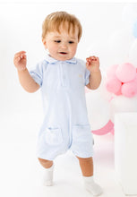 Load image into Gallery viewer, Blues Baby Pale Blue Terry Towelling Romper BB1254
