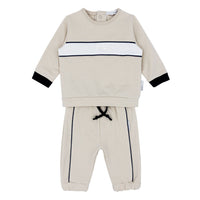 Blues Baby Beige Two piece Jogger Set