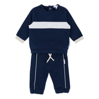 Blues baby Navy Two Piece Jogger Set