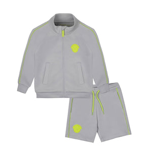 Mitch And Son WILLIAM Light Grey Kintted Poly Zipper Set MS24303