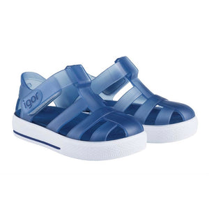 Igor Blue Velcro Jelly Sandal S10171-063 PRE ORDER