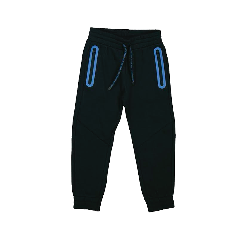 Mayoral Blue Black Zip Up Tracksuit & T-Shirt Set 4477