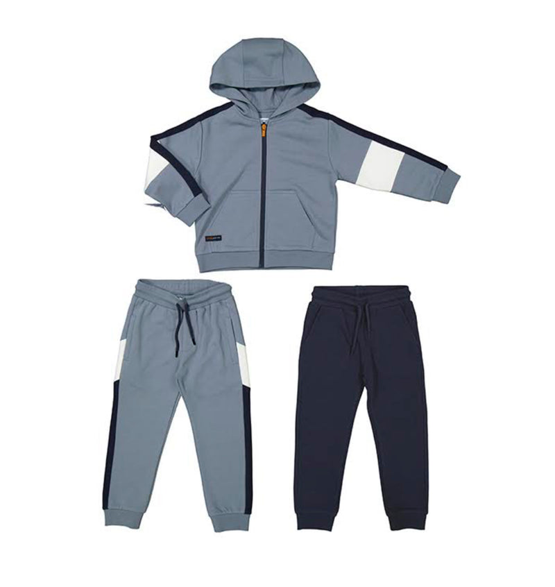 Mayoral 3 Piece Zip Up Tracksuit & Matching T-Shirt 4882