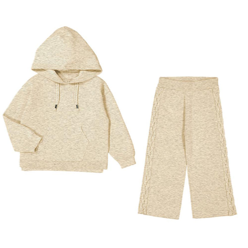 Mayoral Cream Knitted Tracksuit Set 4552