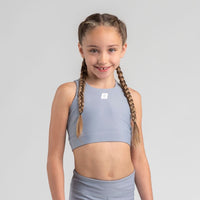 Bonini ASPIRE Grey Crop Sports Top BNA004