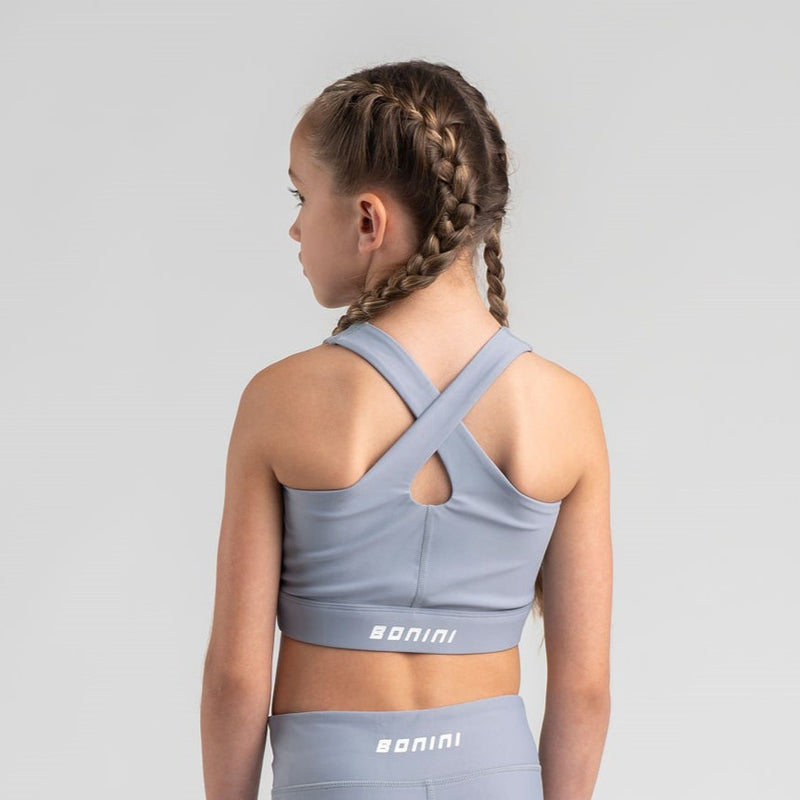 Bonini ASPIRE Grey Crop Sports Top BNA004