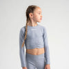 Bonini ASPIRE Grey Long Sleeve Sport Top BNC009