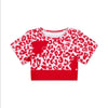 Bonini ENERGY Red Leopard Print Sport Top BNA219