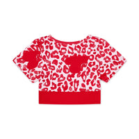 Bonini ENERGY Red Leopard Print Sport Top BNA219