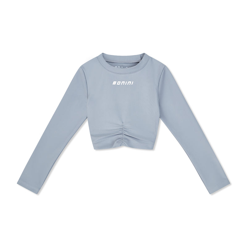 Bonini ASPIRE Grey Long Sleeve Sport Top BNC009