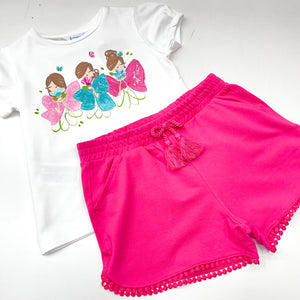 Mayoral Pink Shorts Set 3080 607