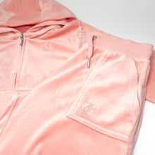 Load image into Gallery viewer, Juicy Couture Peach Wide Leg zip Up Tracksuit
