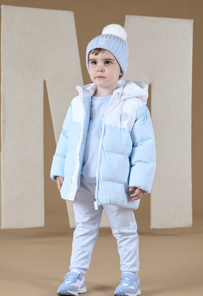 Mitch & Son ALFIE Pale Blue Padded Jacket MS24401