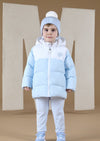 Mitch & Son ALFIE Pale Blue Padded Jacket MS24401