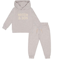 Mitch & Son ALEX Beige Hoody Tracksuit MS24403