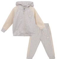 Mitch & Son ALBIE Beige Zipper Tracksuit MS24404