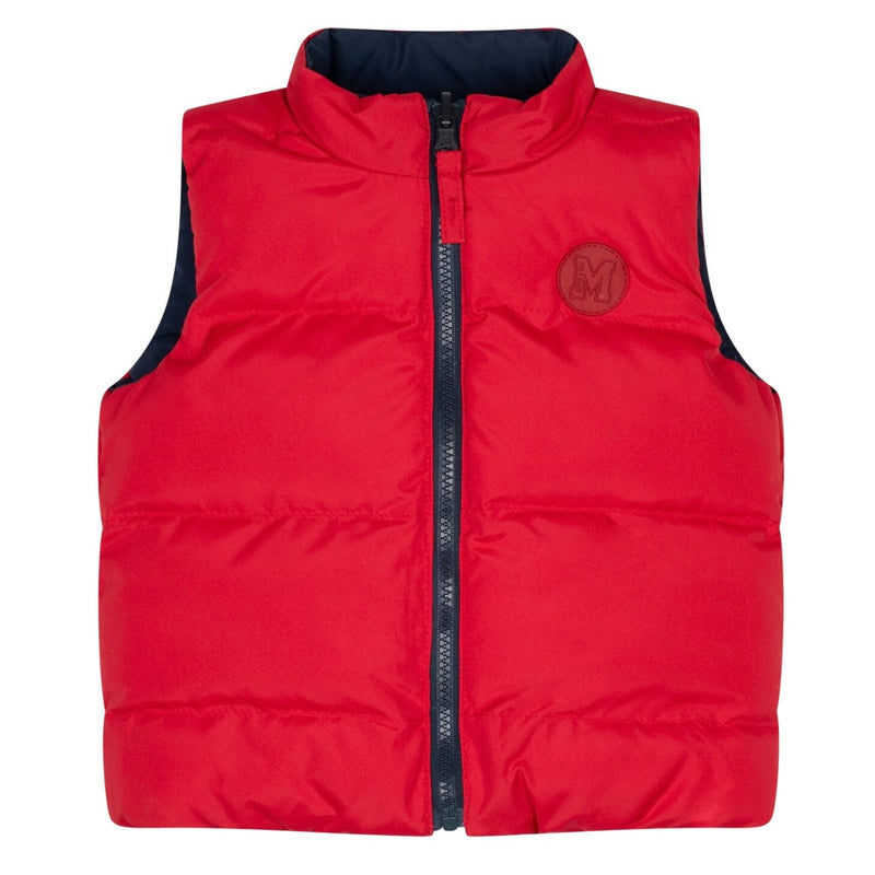 Mitch & Son BARKER Navy Blue Reversible Gilet MS24503