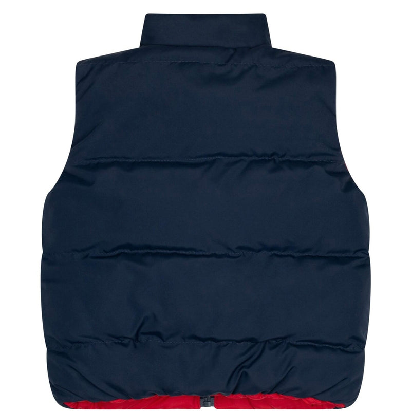 Mitch & Son BARKER Navy Blue Reversible Gilet MS24503