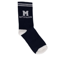 Mitch & Son BENNET Red Navy 2 Pack Socks MS24518