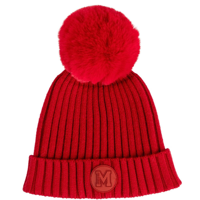 Mitch & Son BROOKS Red Knitted Pom Pom Hat MS24519