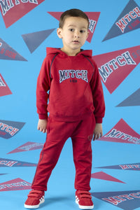 Mitch & Son BENNY Red Hoody Tracksuit MS24505