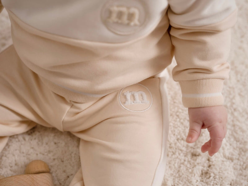 Mitch & Son DEXTER Beige Panel Tracksuit MS24702