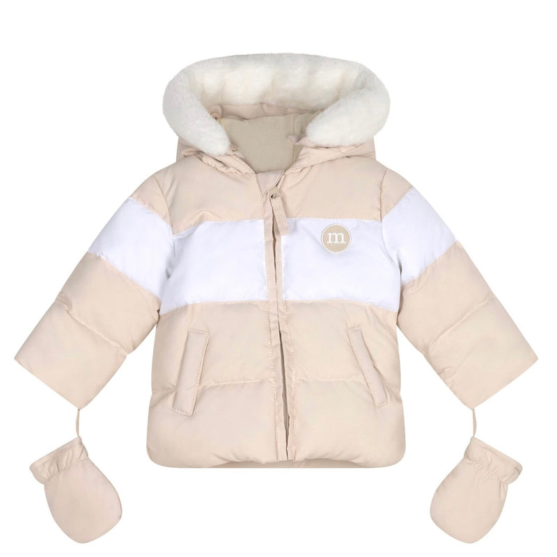 Mitch & Son DAN Beige Padded Jacket MS24701