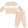 Mitch & Son DEXTER Beige Panel Tracksuit MS24702