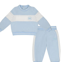 Mitch & Son DEXTER Pale Blue Panel Tracksuit MS24702