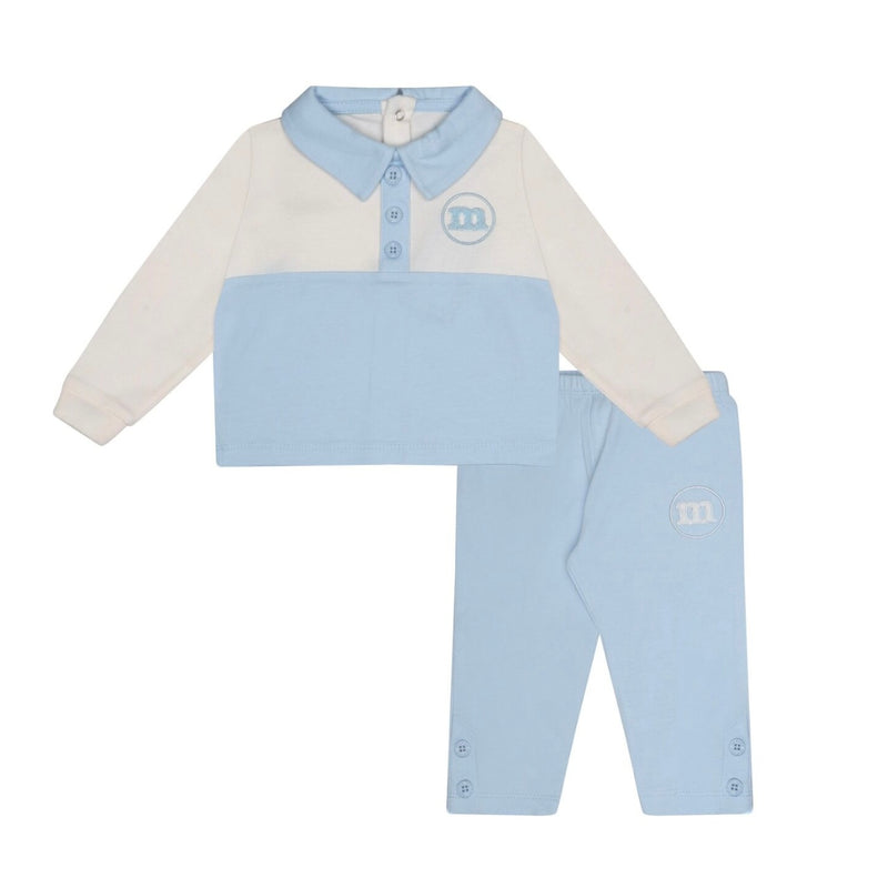 Mitch & Son DONNY Pale Blue Polo Soft Set MS24704