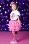 ADee TABITHA Hot Pink Tutu Skirt Set W244521