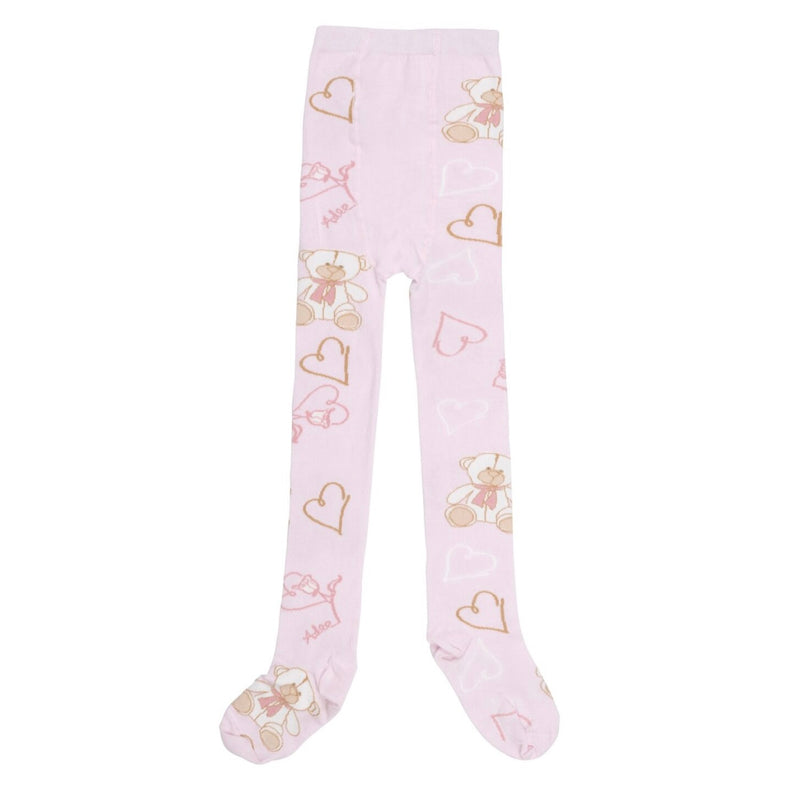 ADee SERENITY Pink Teddy Print Tights W243919