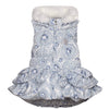 ADee PENNY Snow White Diamond Print Gilet W241301