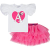 ADee TABITHA Hot Pink Tutu Skirt Set W244521