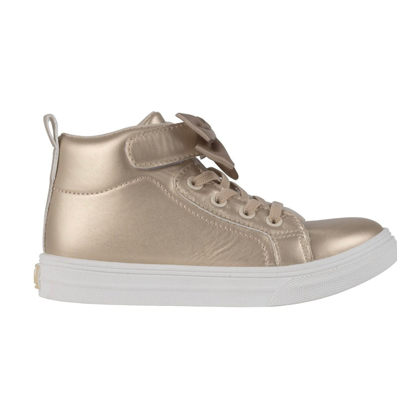 ADee BOWTIQUE Light Gold Bow High Top W245103