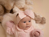 Little A GABY Baby Pink Faux Fur Bow Headband LA24315