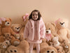 Little A GABRIELLA Baby Pink Faux Fur Hooded Jacket LA24304